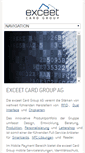 Mobile Screenshot of exceet-card-group.com